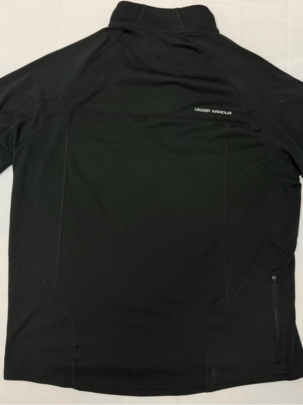 Under Armour 1/4 Zip Pullover Black All Season Gear Men’s Large - Picture 8 of 9